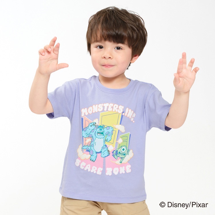 【WEB限定】モンスターズ・インク/半袖Tシャツ(ブルー-80cm)