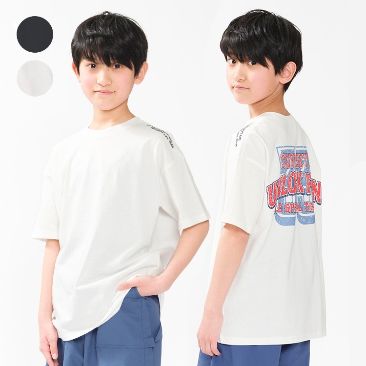*【WEB限定】【130～160cm】バックプリント半袖Tシャツ