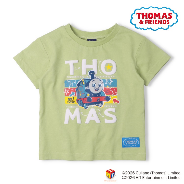 きかんしゃトーマス半袖Tシャツ(グリーン-90cm)