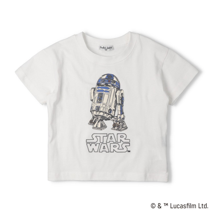 【WEB限定】スター・ウォーズ/半袖Tシャツ(オフホワイト-120cm)