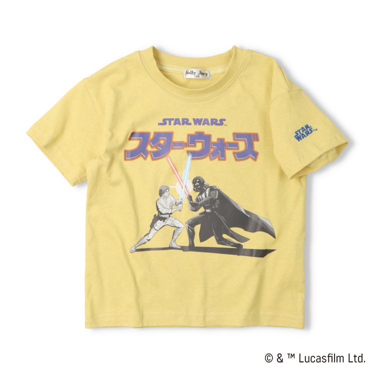 【WEB限定】スター・ウォーズ/半袖Tシャツ(イエロー-110cm)