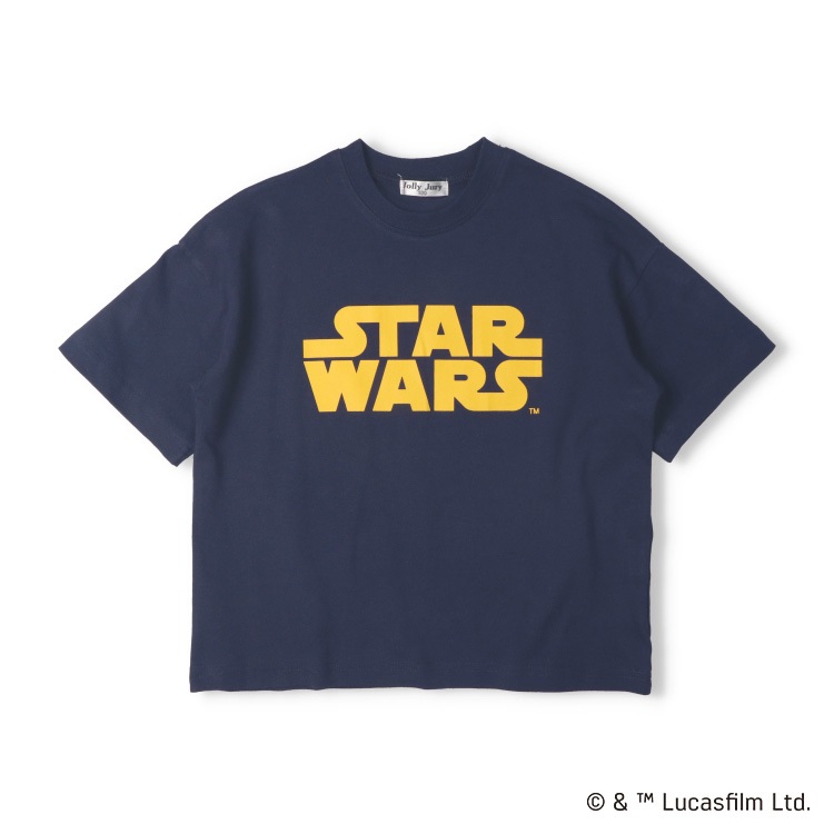 【WEB限定】スター・ウォーズ/半袖Tシャツ(ネイビー-110cm)