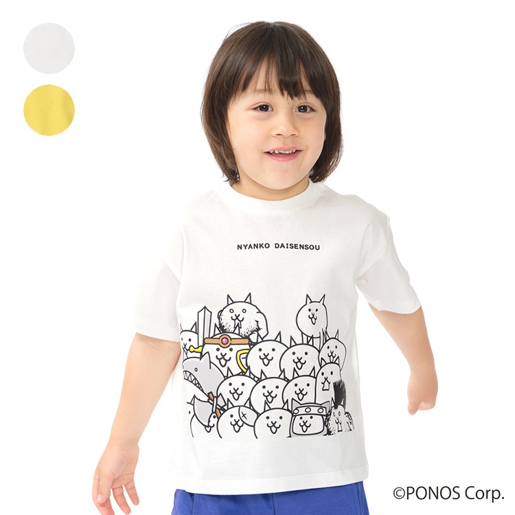 【WEB限定】にゃんこ大戦争/半袖Tシャツ
