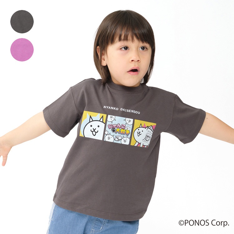 【WEB限定】にゃんこ大戦争/半袖Tシャツ