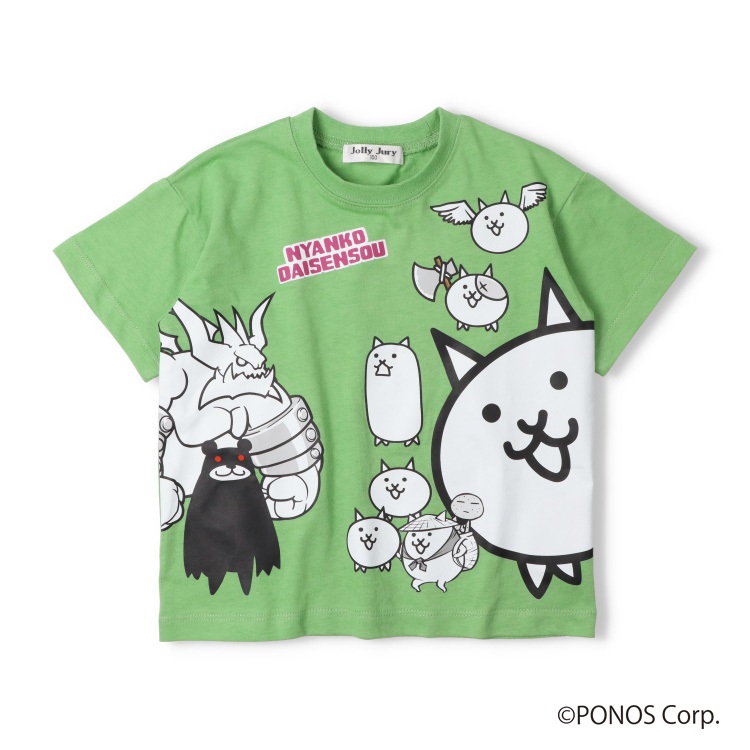 オリジナルプリント服＊ひとつめにゃんこ set WEB限定】にゃんこ大戦争/半袖Tシャツ 半袖Tシャツ｜子供服・ベビー服