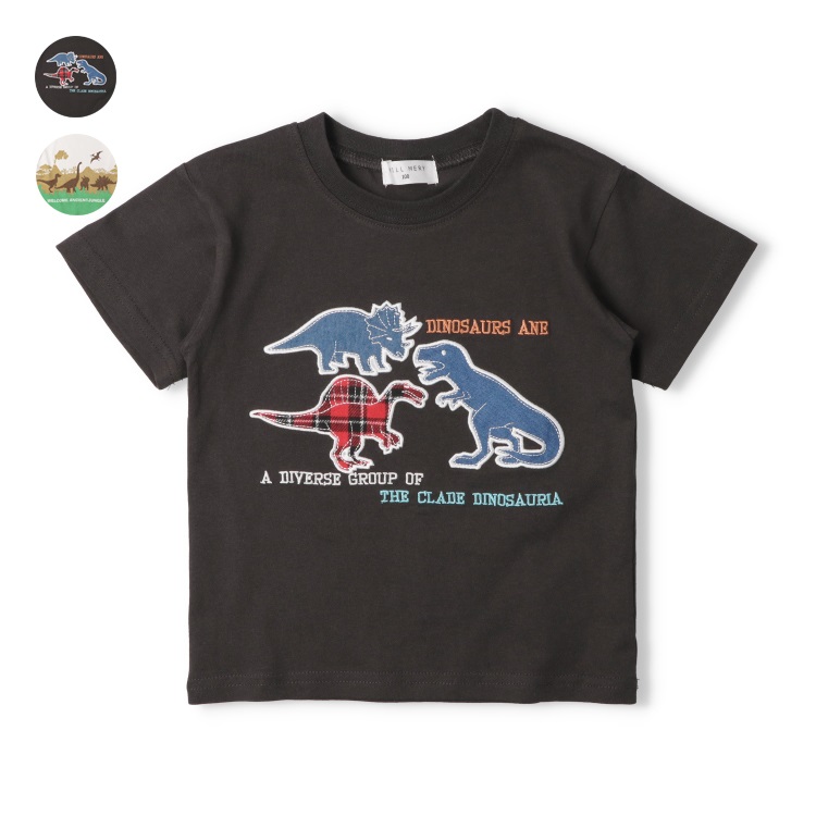 【WEB限定】恐竜デザイン半袖Tシャツ