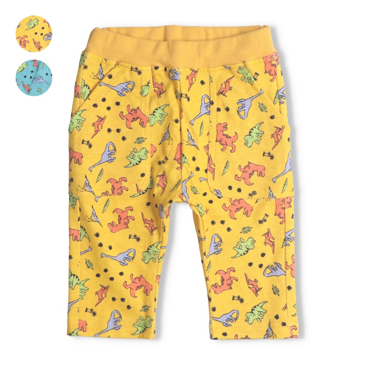 恐竜柄6分丈ハーフパンツ