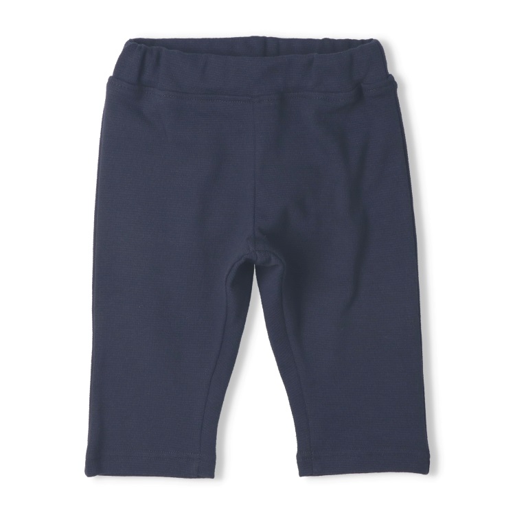 リブ6分丈ハーフパンツ(ネイビー-80cm)