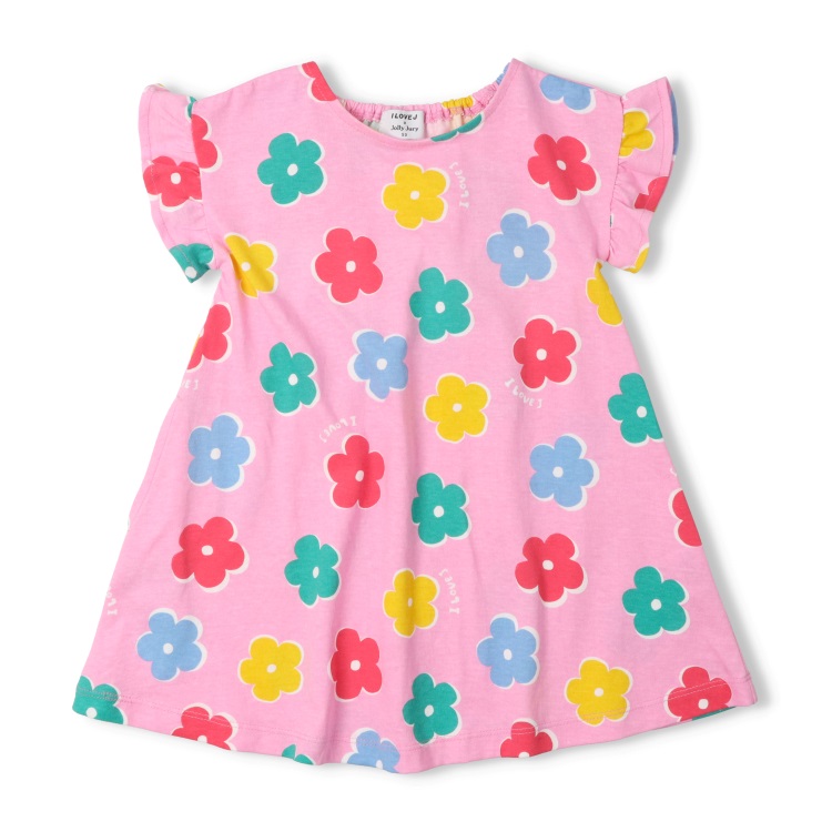 WEB限定】お花柄半袖ワンピース ワンピース｜子供服・ベビー服の通販は