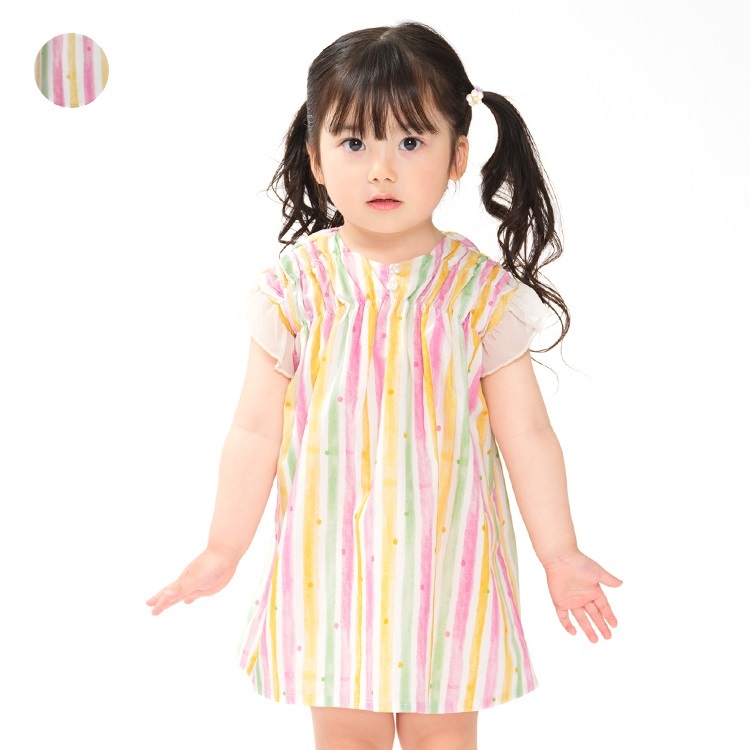 【WEB限定】ストライプワンピース