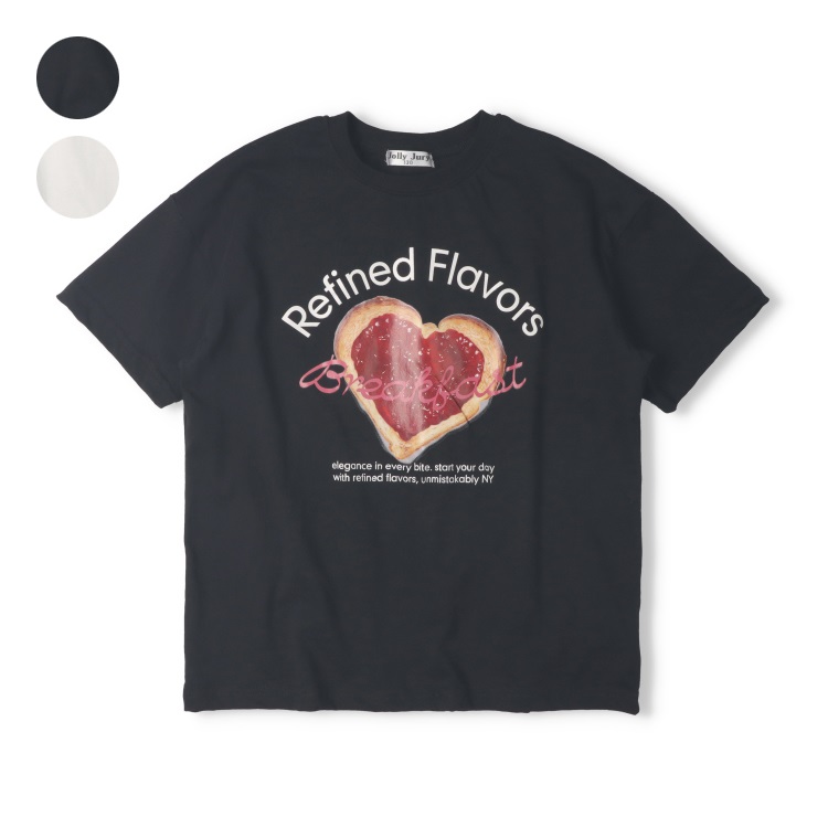 【WEB限定】【130～160cm】ハートパン半袖Tシャツ