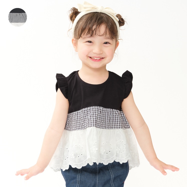 【WEB限定】ティアード切替Tシャツ