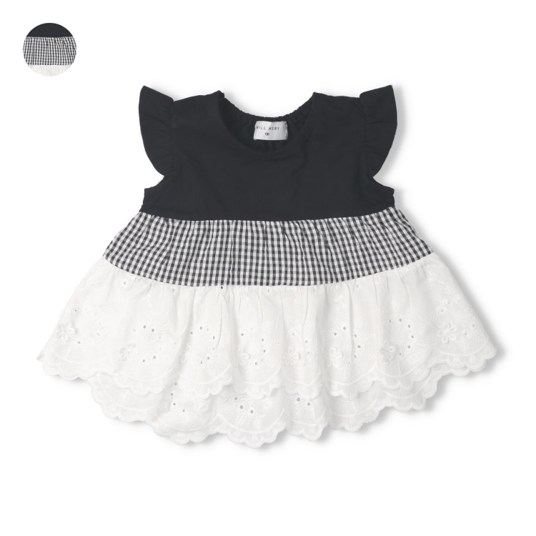 【WEB限定】ティアード切替Tシャツ