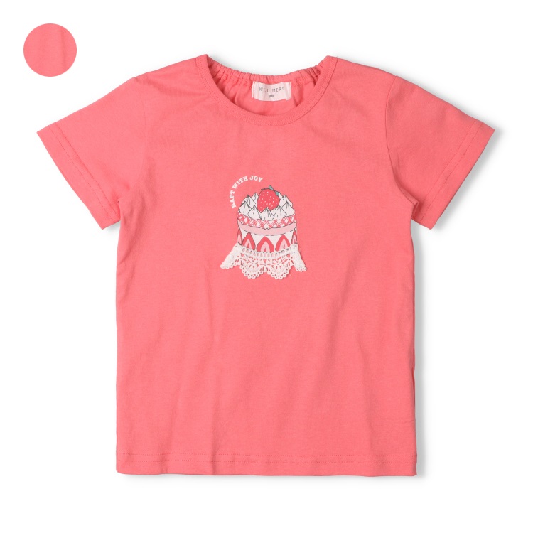 【WEB限定】ケーキプリント半袖Tシャツ