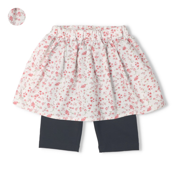 【WEB限定】花柄スカートスカッツ