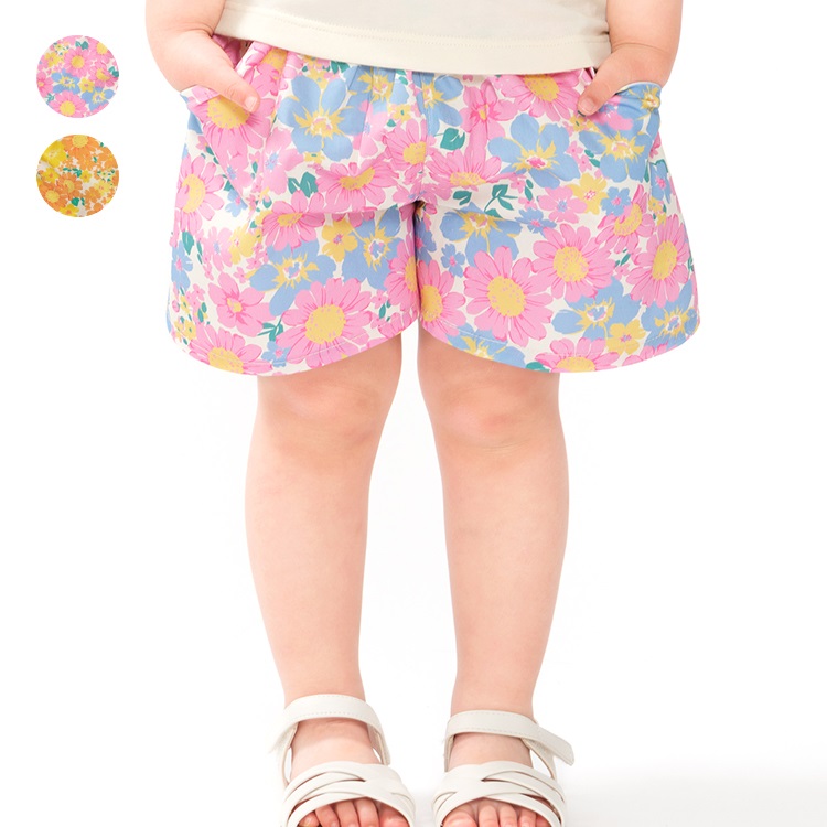お花柄ショートパンツ
