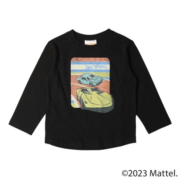 ホットウィール車プリントTシャツ 長袖Tシャツ｜子供服・ベビー服の