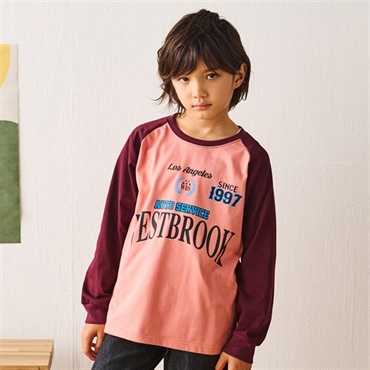ゲームシャツ風ロゴプリント長袖Tシャツ・ロンT 長袖Tシャツ｜子供服