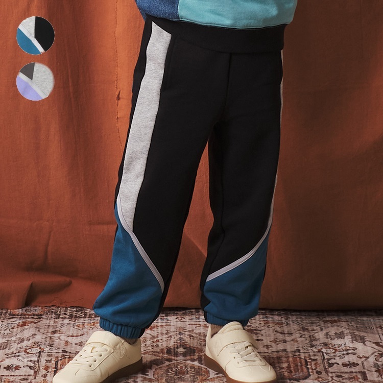 *切替裏毛ロングパンツ