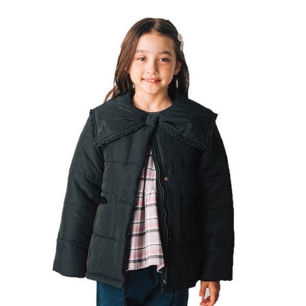 無地・チェック柄中綿入りジャケット ジャケット｜子供服・ベビー服の