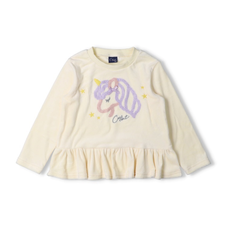 ユニコーン・うさぎベロア裏起毛トレーナー トレーナー｜子供服