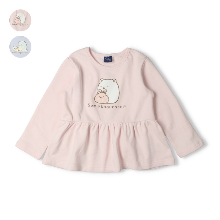 *すみっコぐらし/プリント裏毛トレーナー