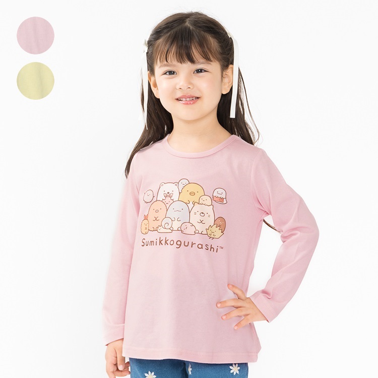 すみっコぐらし/プリント長袖Tシャツ 長袖Tシャツ｜子供服・ベビー服の