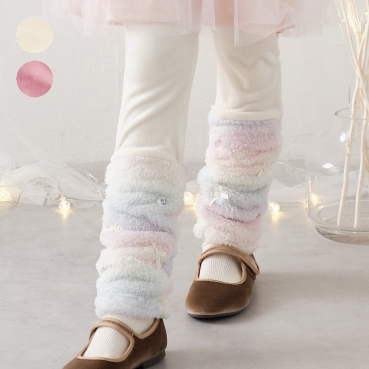 裾ボアベロア裏起毛レギンス