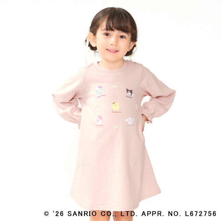 サンリオキャラクター】裏毛ワンピース ワンピース｜子供服・ベビー服