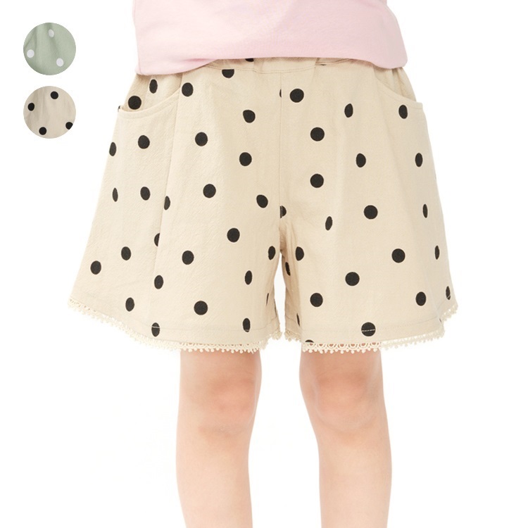 【WEB限定】ドット柄ショートパンツ