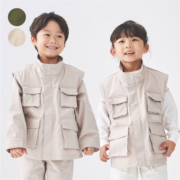 チノス2WAYカーゴジャケット ジャケット｜子供服・ベビー服の通販