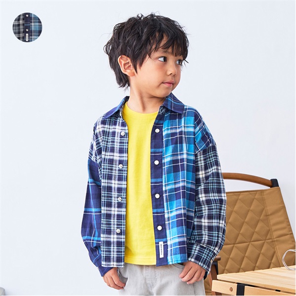 チェック柄長袖シャツ シャツ/ブラウス｜子供服・ベビー服の通販は