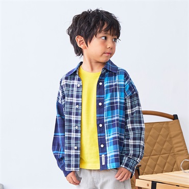 チェック柄長袖シャツ シャツ/ブラウス｜子供服・ベビー服の通販は