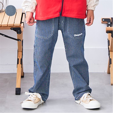 ヒッコリーデニム長パンツ ロングパンツ｜子供服・ベビー服の通販は