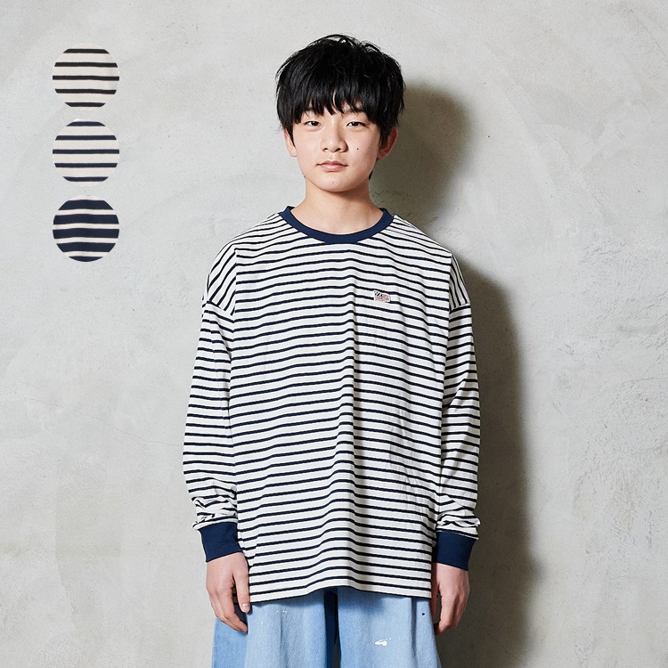 【WEB限定】ボーダーワイド長袖Tシャツ
