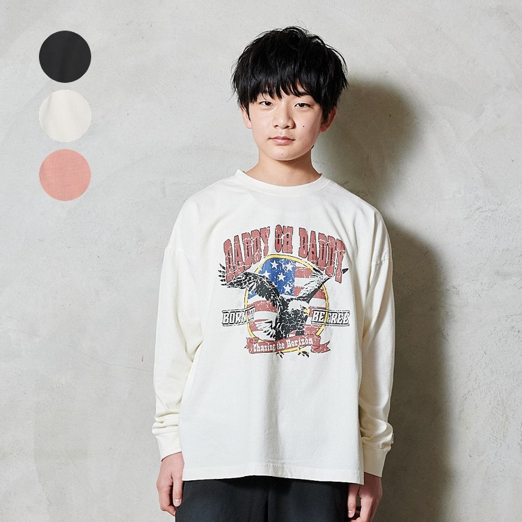 *【WEB限定】プリント長袖Tシャツ