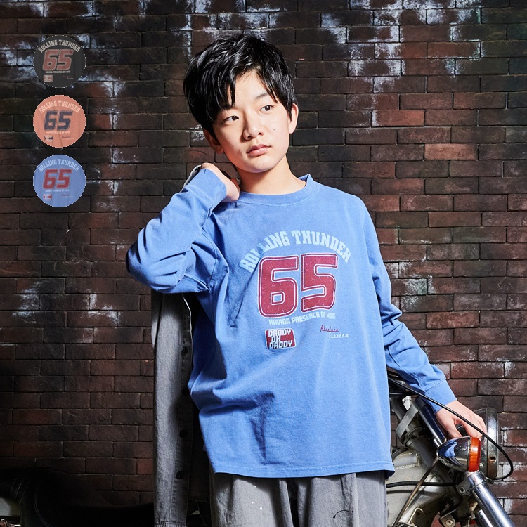 *【WEB限定】ナンバーロゴプリント長袖Tシャツ