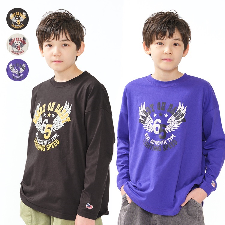 【WEB限定】プリント長袖Tシャツ