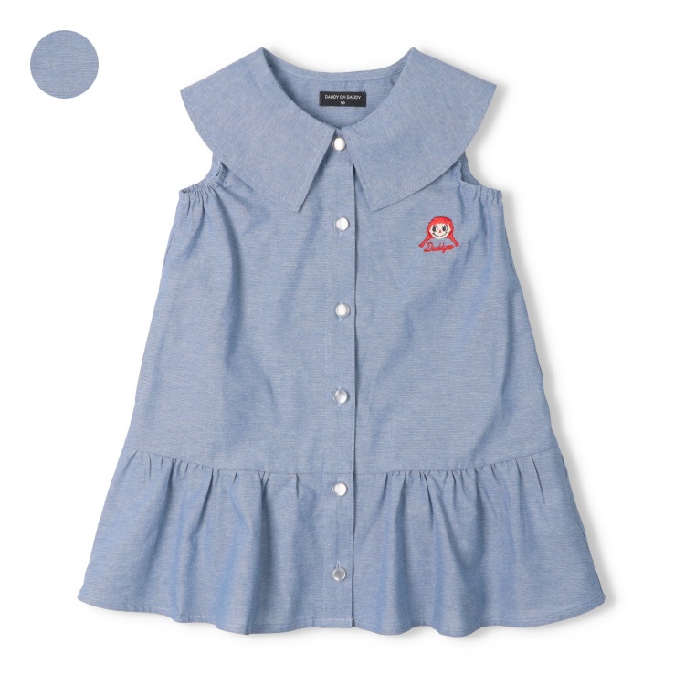 *ダディコ刺繍ダンガリーワンピース