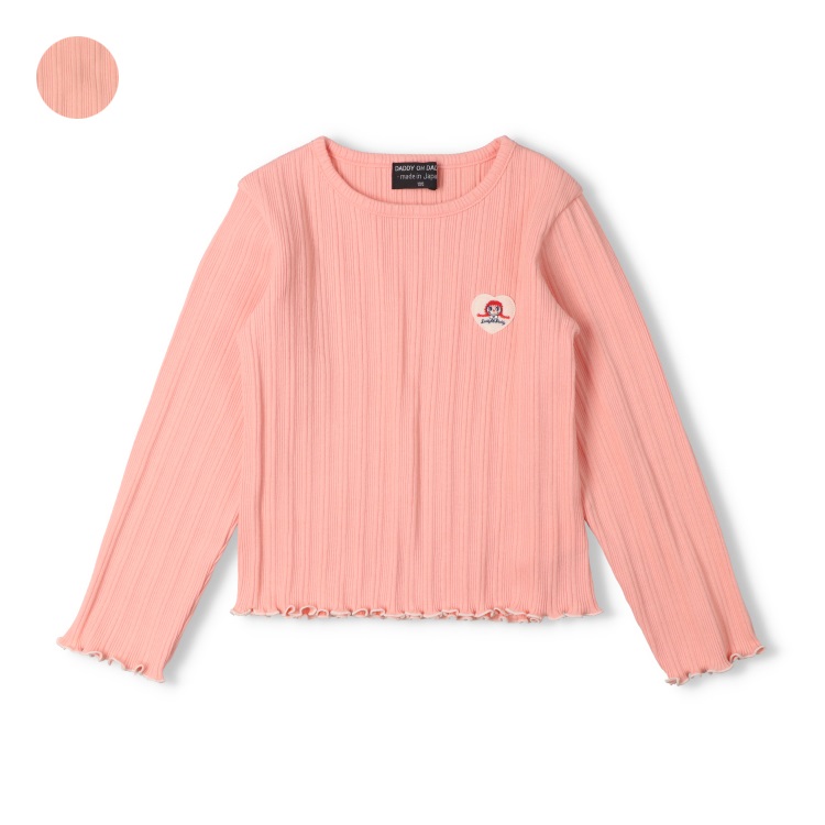 *ダディコワッペン付テレコ長袖Tシャツ