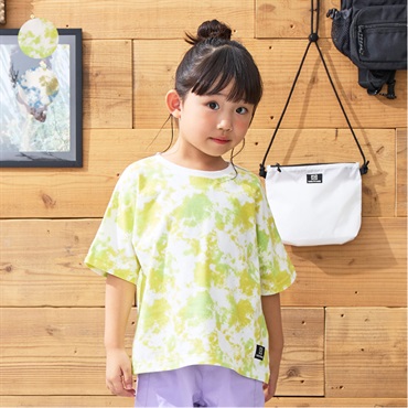 グラデーションタイダイプリント半袖Tシャツ