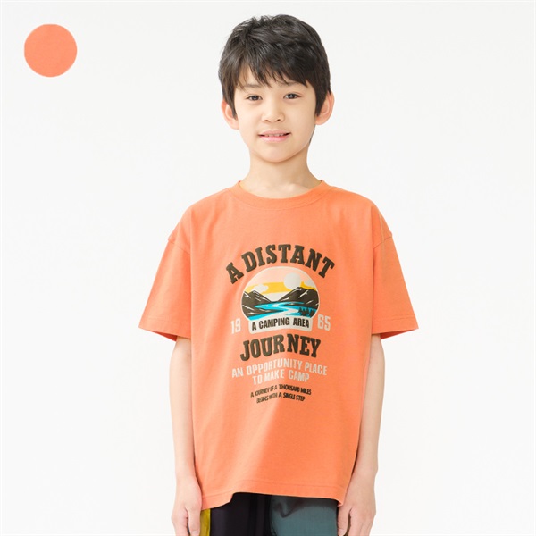 プリント半袖Tシャツ