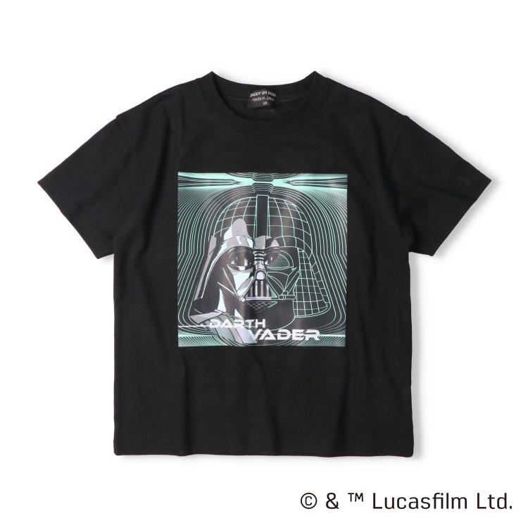 *スターウォーズ/プリント半袖Tシャツ(ブラック-120cm)