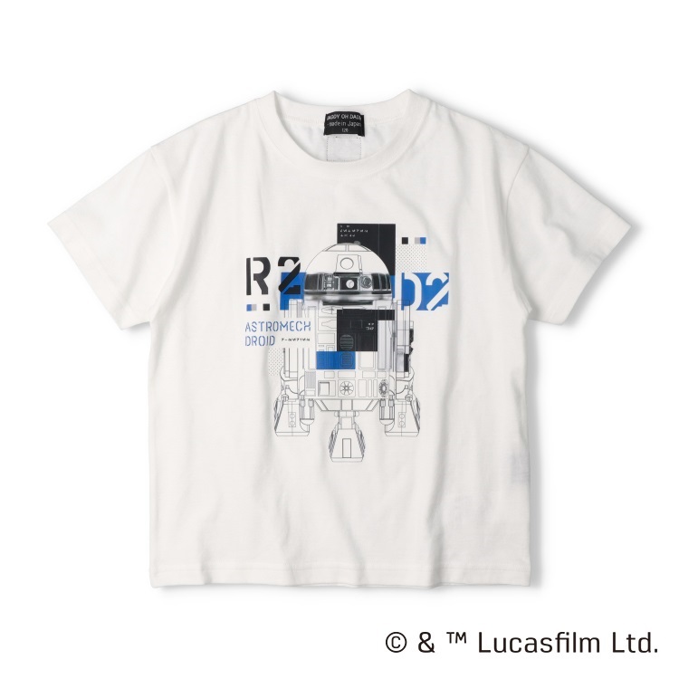 *スターウォーズ/プリント半袖Tシャツ(ホワイト-120cm)