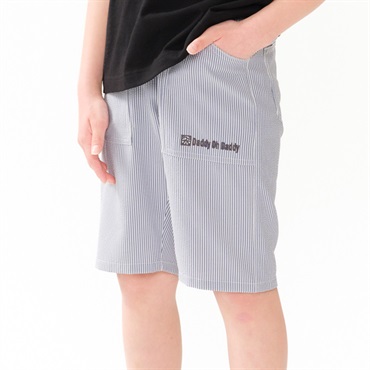 サッカーストライプ5分丈ハーフパンツ(140-160cm) ハーフ・ショート