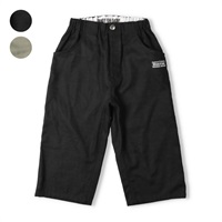 ロゴプリント無地6分丈ハーフパンツ(140-160cm)