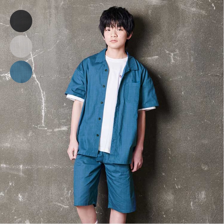 *【WEB限定】半袖シャツ・ハーフパンツセット