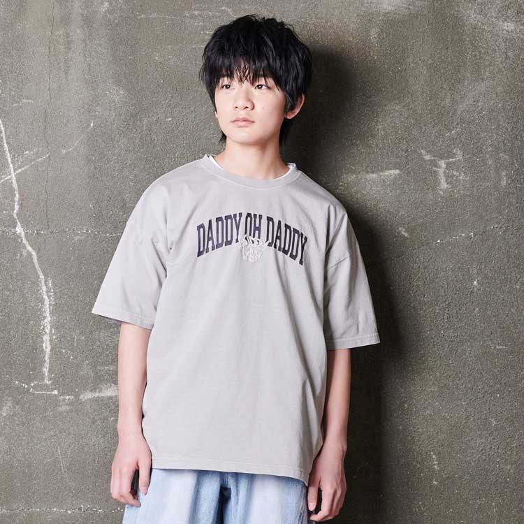 【WEB限定】ロゴプリント半袖Tシャツ(グレー-160cm)
