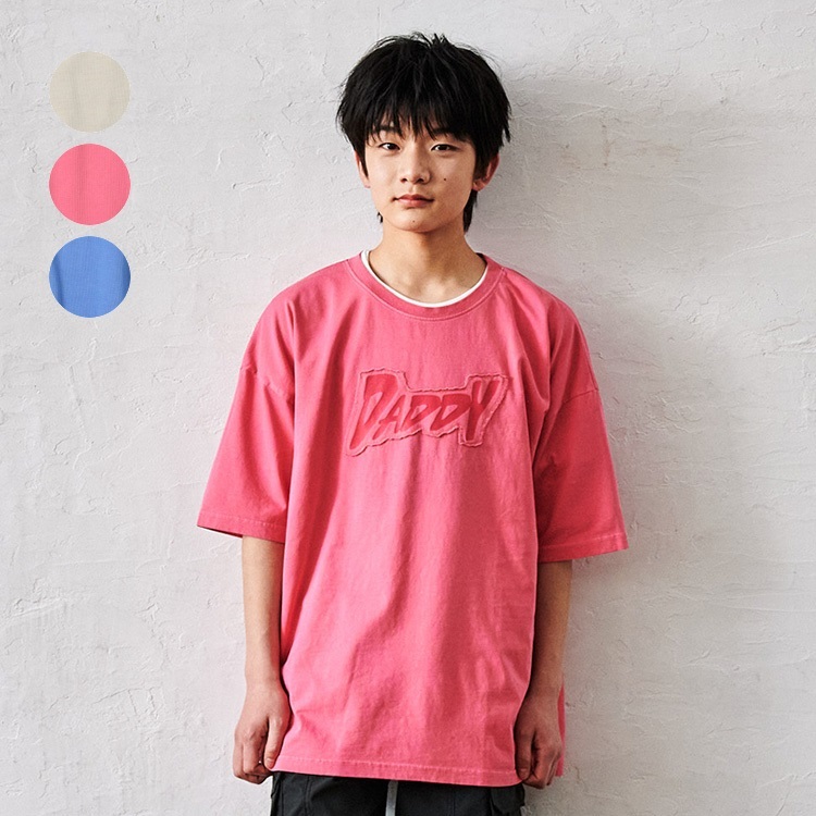 【WEB限定】ロゴアップリケ半袖Tシャツ