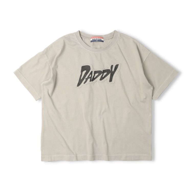 【WEB限定】ロゴアップリケ半袖Tシャツ(グレージュ-170cm)